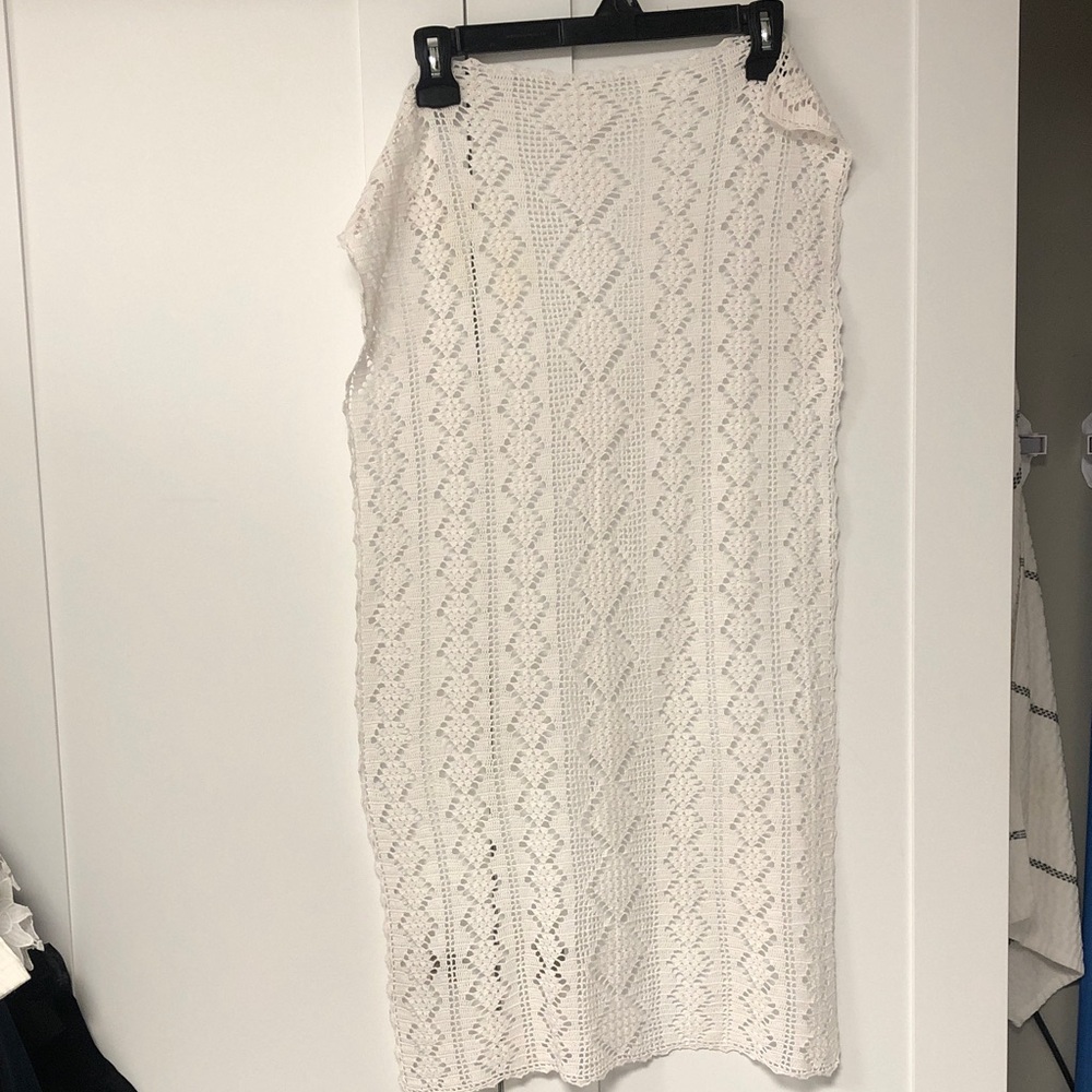Elegant White Crochet Home Accent
